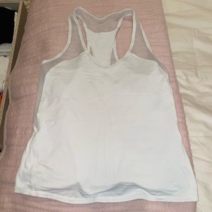 White Lululemon tank top size 4